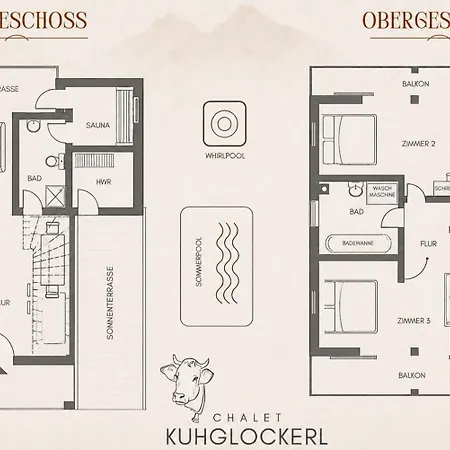 Kuhglockerl Mit Pool, Whirlpool & Sauna Fuer 8 Chalet Inzell